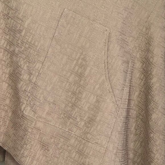 Chico’s Mid Length Jacket Dark Tan Size Chicos 1 Size 8 - 10 - Picture 9 of 9